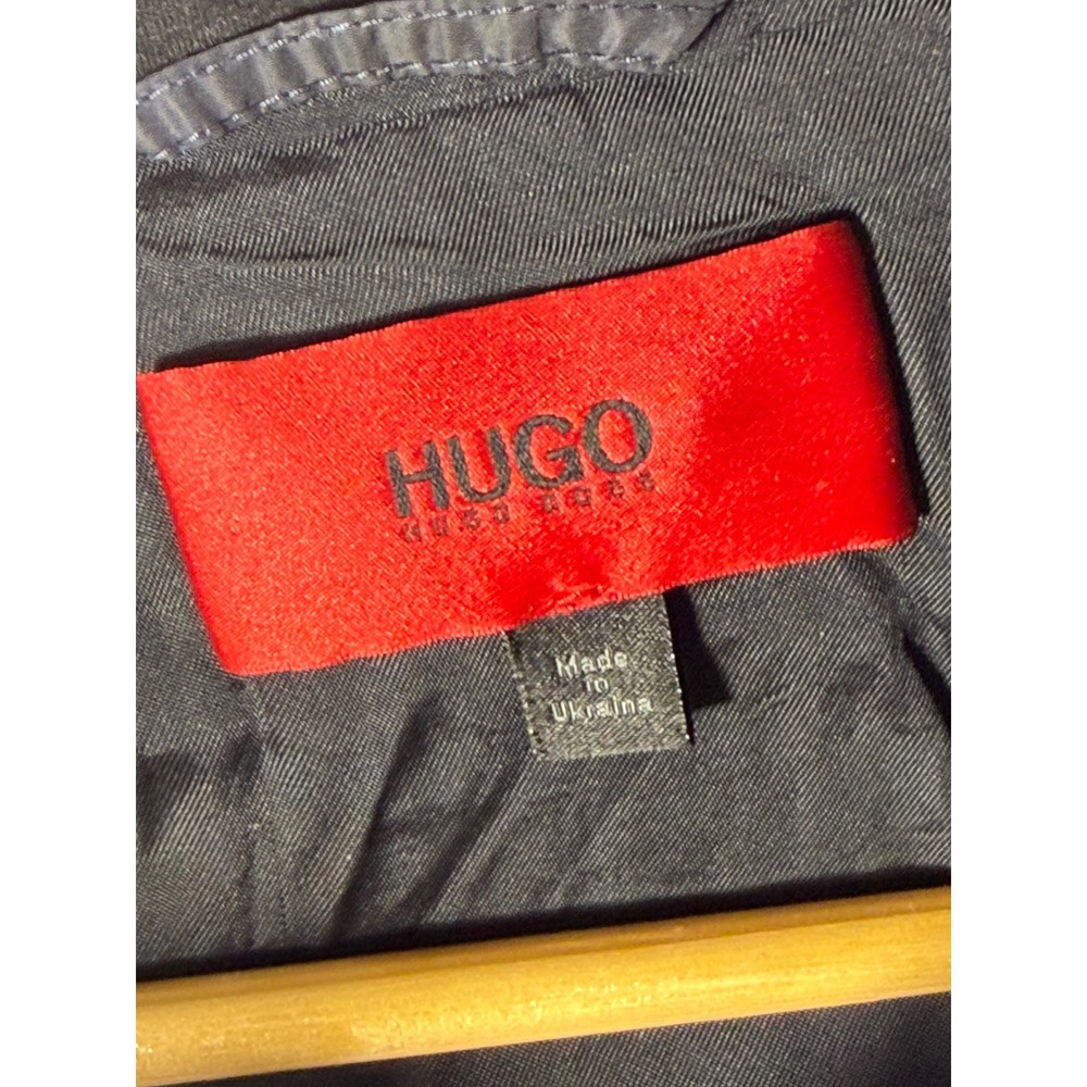 Hugo Boss HUGO Mens Navy Blue Full Zip Bomber Jacket XL Lightweight Outerwear
